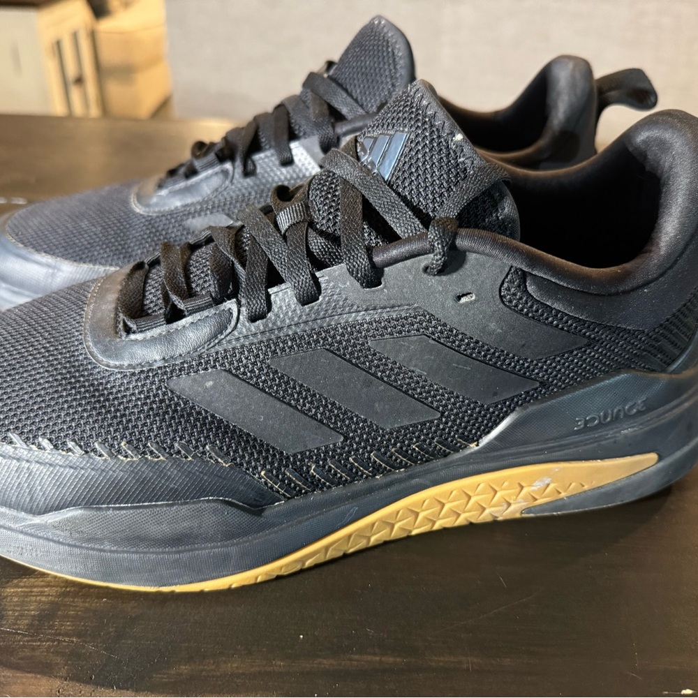 Adidas Trainer V Men's Shoes in the 'Black Gum Size 13